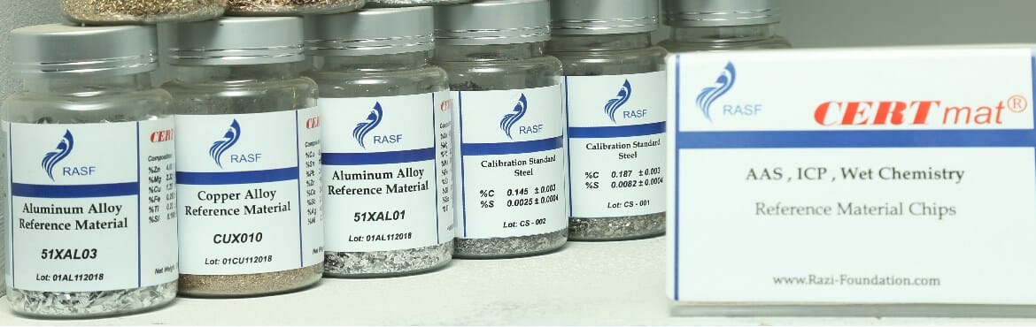 نمونه‌های استاندارد براده شیمی